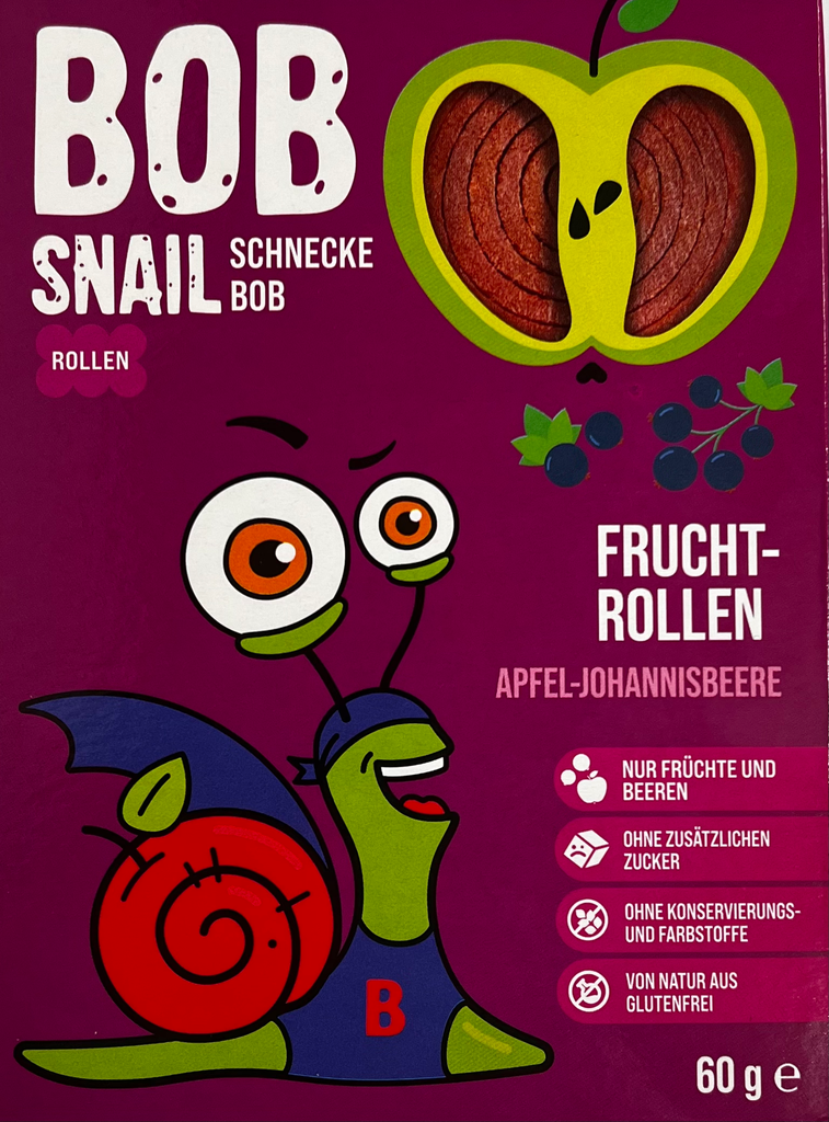 Bob Snail - Rolle, Apfel-Johannisbeere, 60g